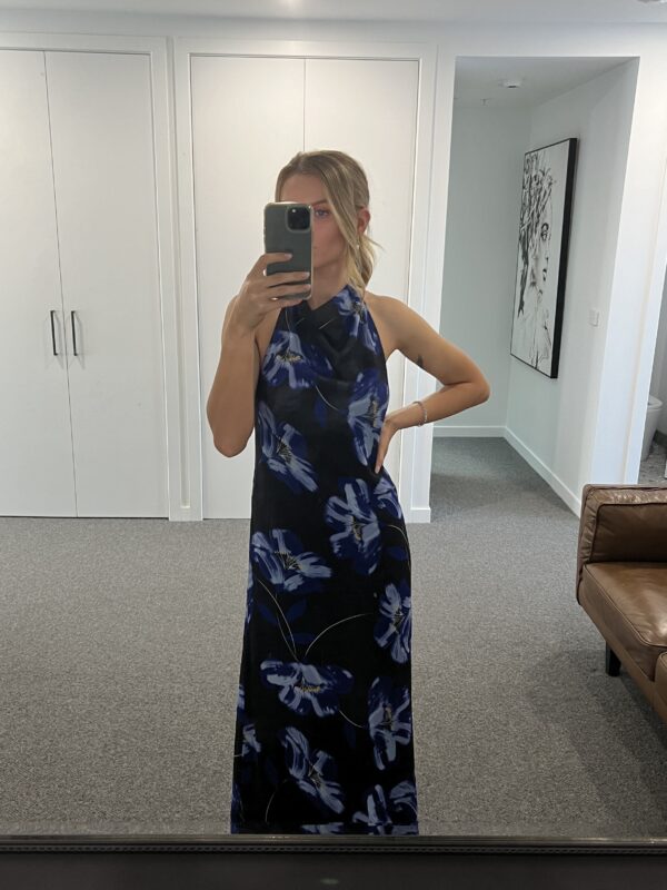 AMARI HALTER DRESS