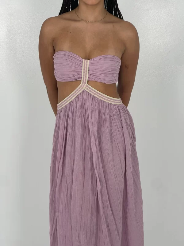 D'ARTEMIDE LILAC CHLOE DRESS IN PURPLE FOR HIRE