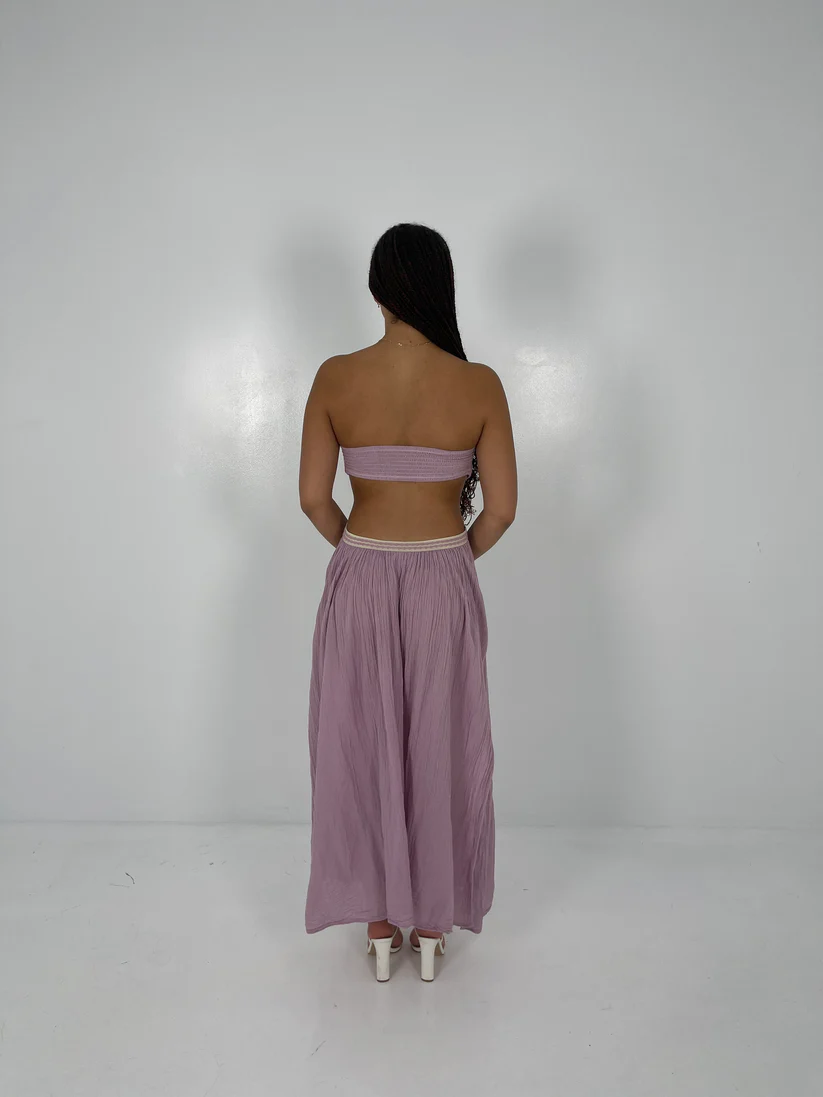 D'ARTEMIDE LILAC CHLOE DRESS IN PURPLE FOR HIRE