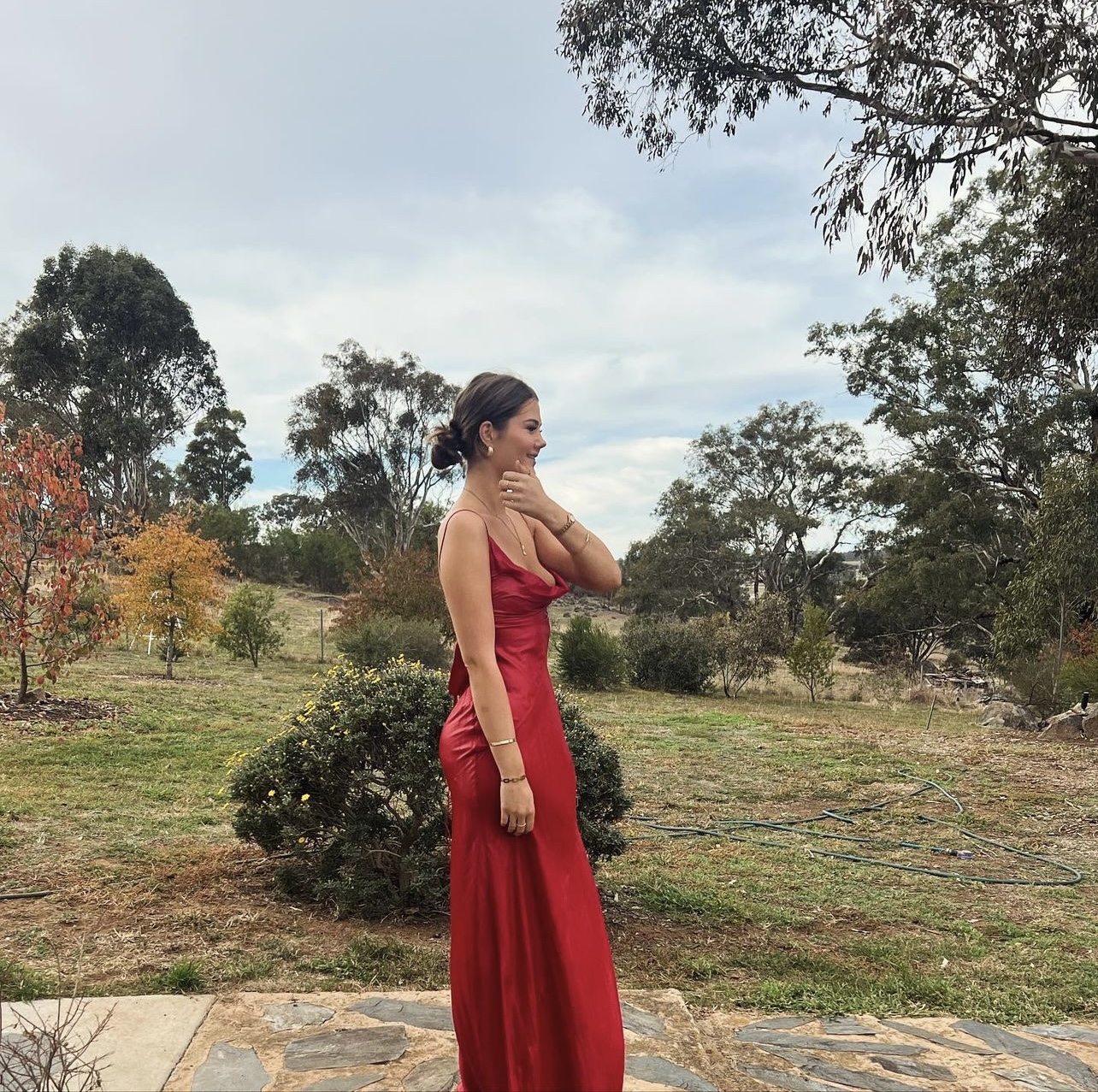 philosophy di lorenzo serafini red dress Red Tulle Gown by Philosophy di Lorenzo Serafini