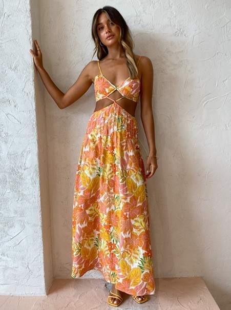 208-issy citrus midi dress other