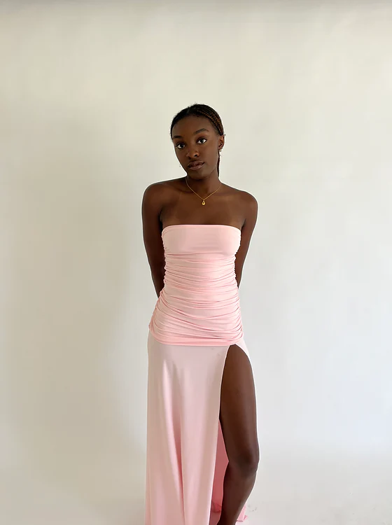 mila dress Petal and Pup Women's Mila Halterneck Maxi Dress