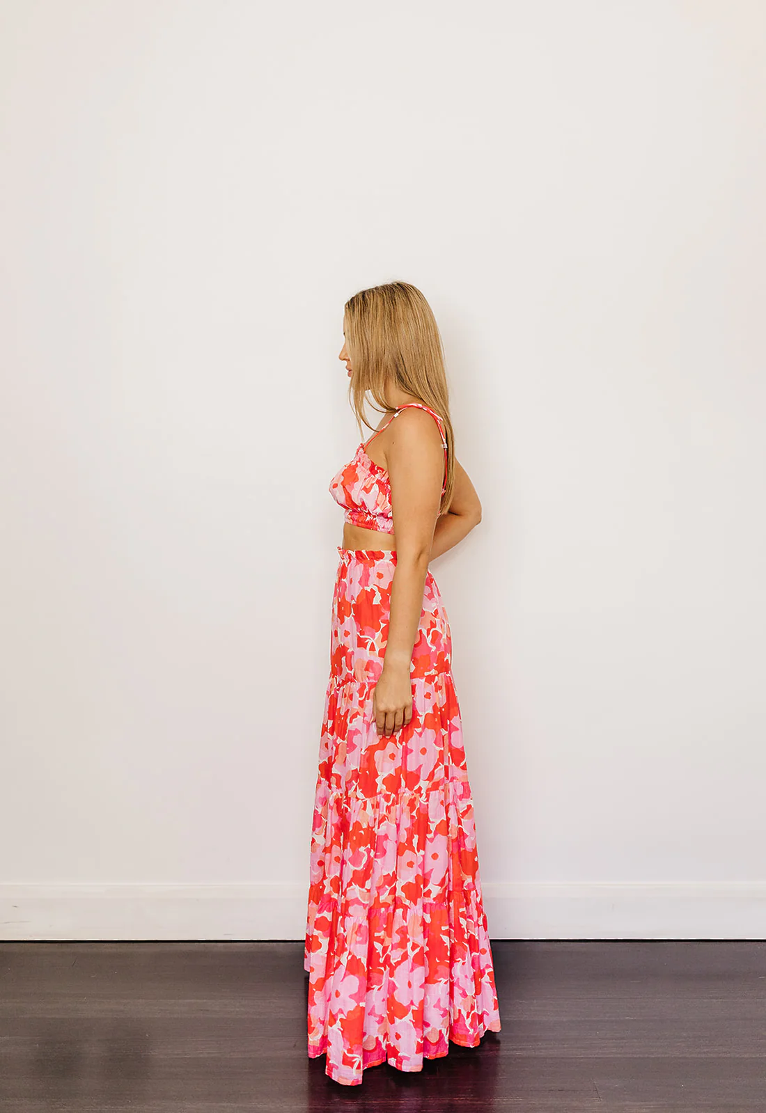 Steele Layla Camellia Crop and Flora Skirt Set Hire