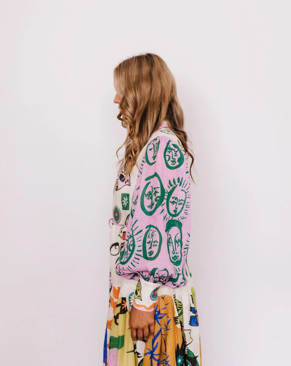 Alemais Soleil Patchwork Designer Dress Hire