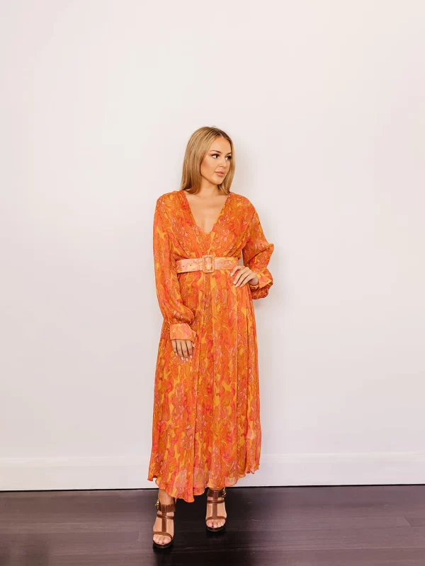 Scanlan Theodore Paisley GGT Midi Designer Dress Hire