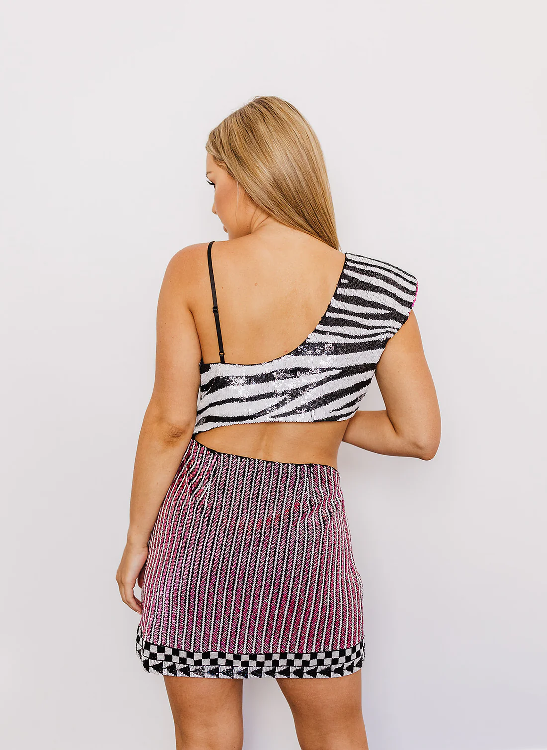 Retrofete Lulu Print Designer Dress Hire