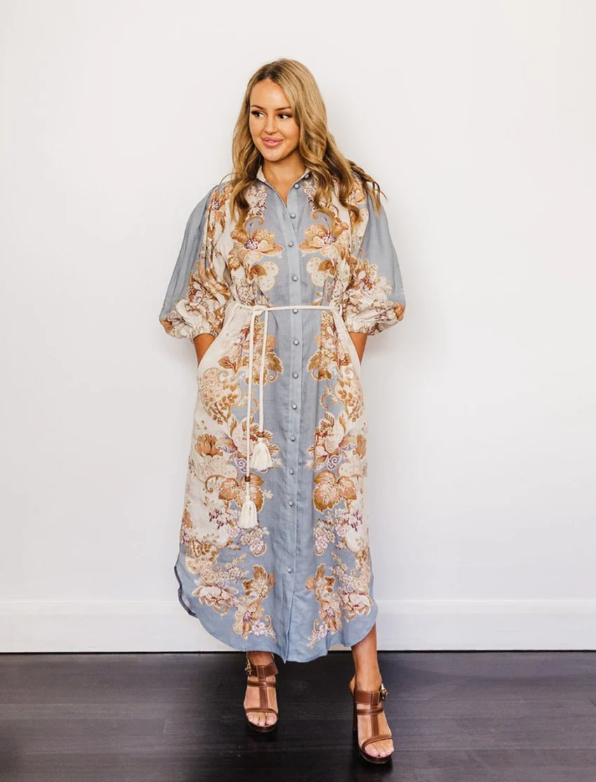 Alemais Blythe Shirt Dress Hire