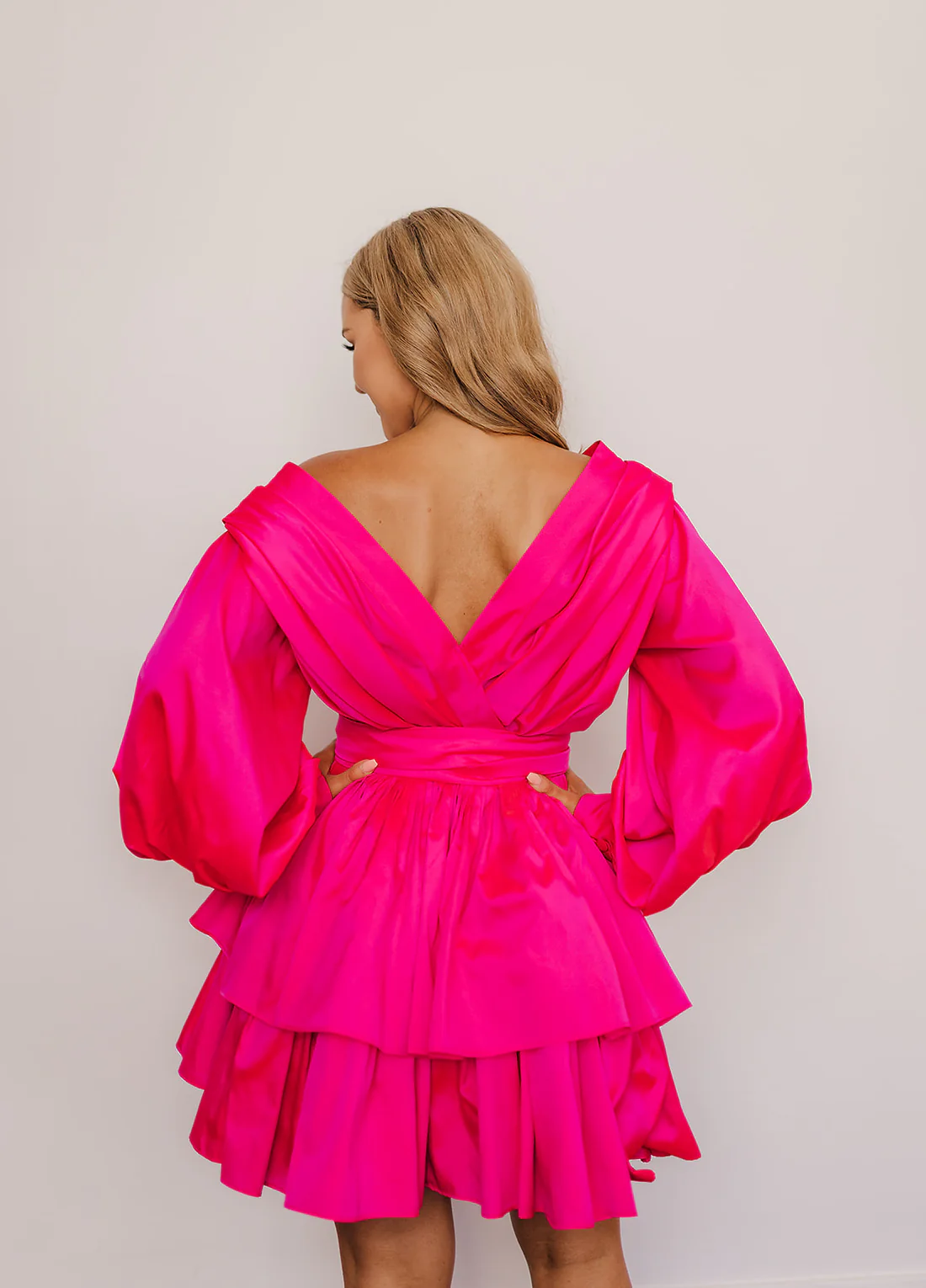 Alin Le Kal Chloe Fushia Designer Dress Hire