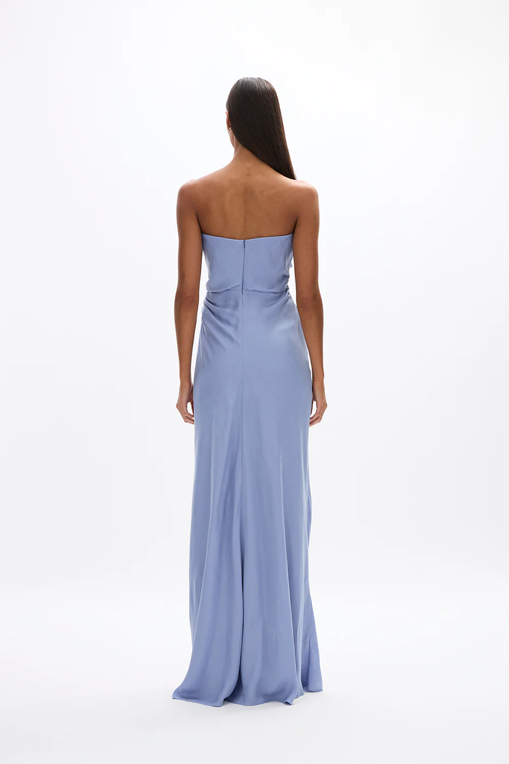 rachel gilbert aries curved eco-satin maxi dress Rachel Gilbert Aries Maxi Dress Rent a Dress