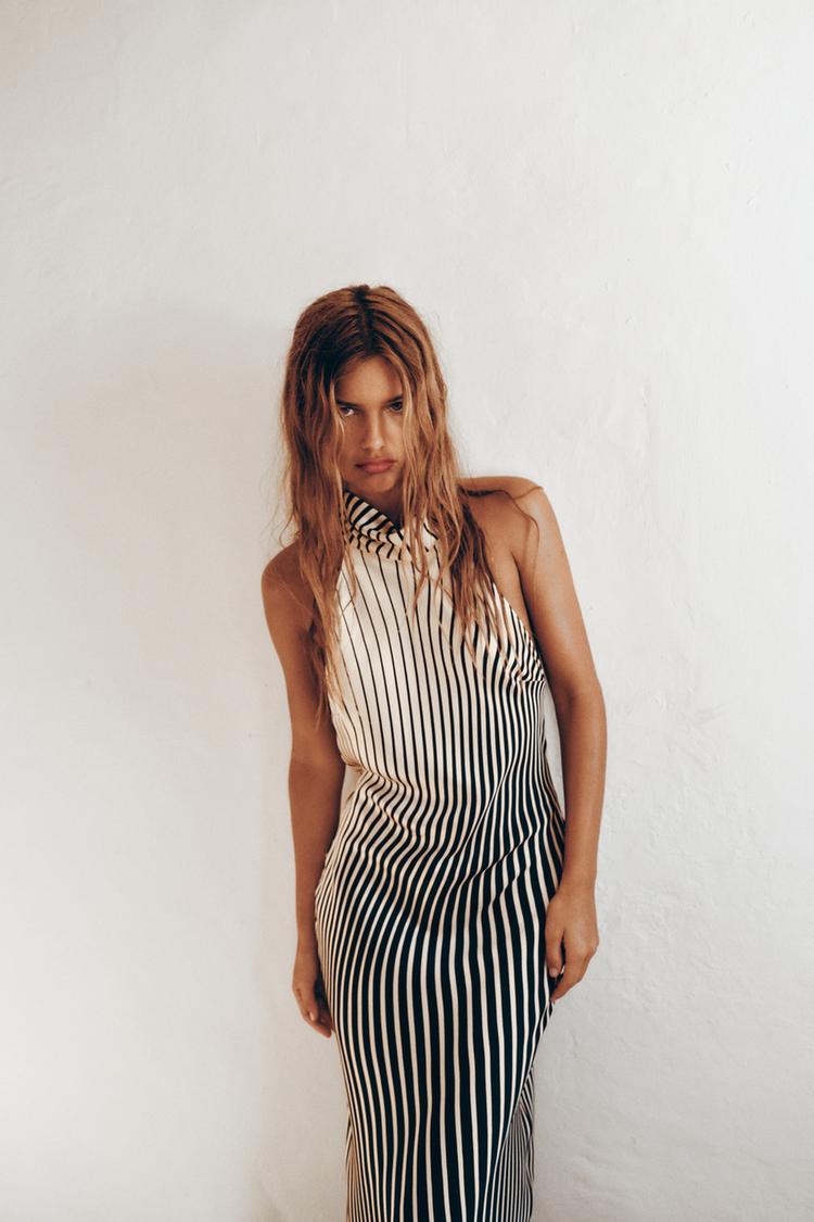 black and white maxi dress zara Best Midi Dresses From Zara 2022