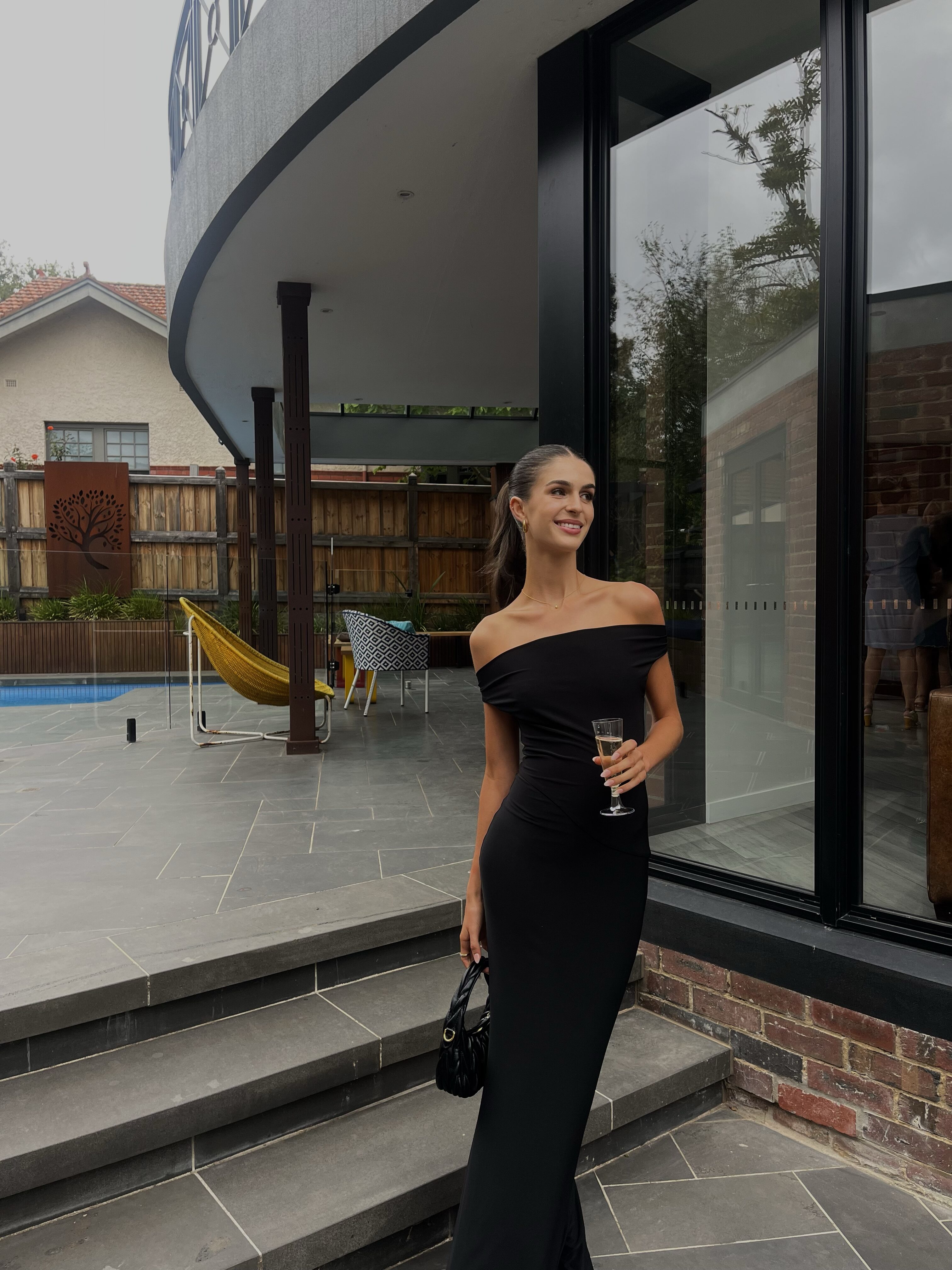 natalie rolt black dress Bettina Gown – Rent a SIZE:XL / US 12-14 open back Country Style Wedding Dresses Loewe Asymmetrical Cotton Dress