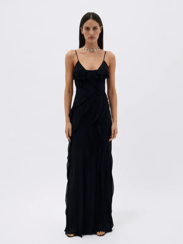 RACHEL GILBERT DELFY MAXI FOR HIRE