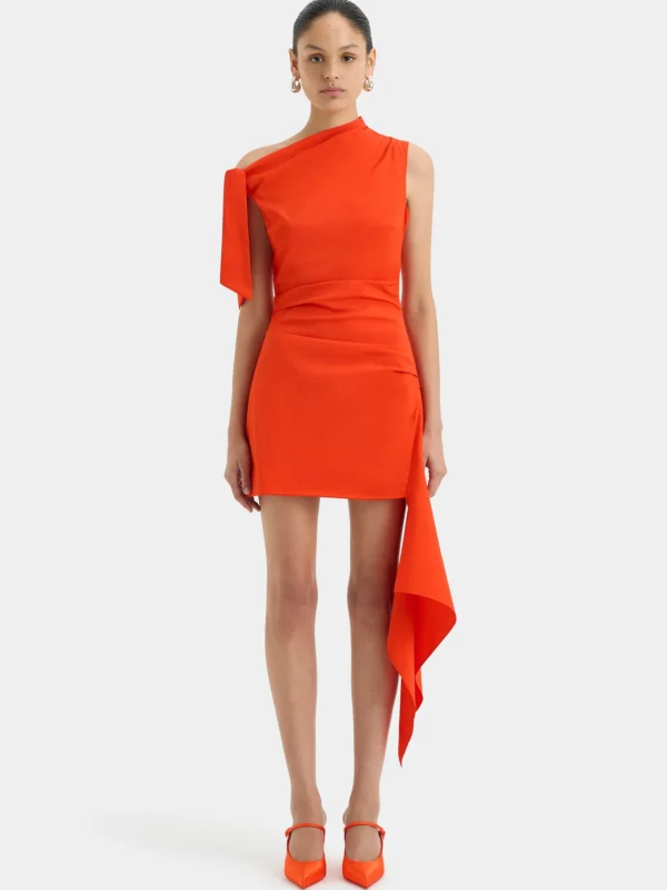 3557-S60-SIR424-1090 CARMEN MINI DRESS TANGERINE-24305-SirTheLabel-D1-0457 1440x