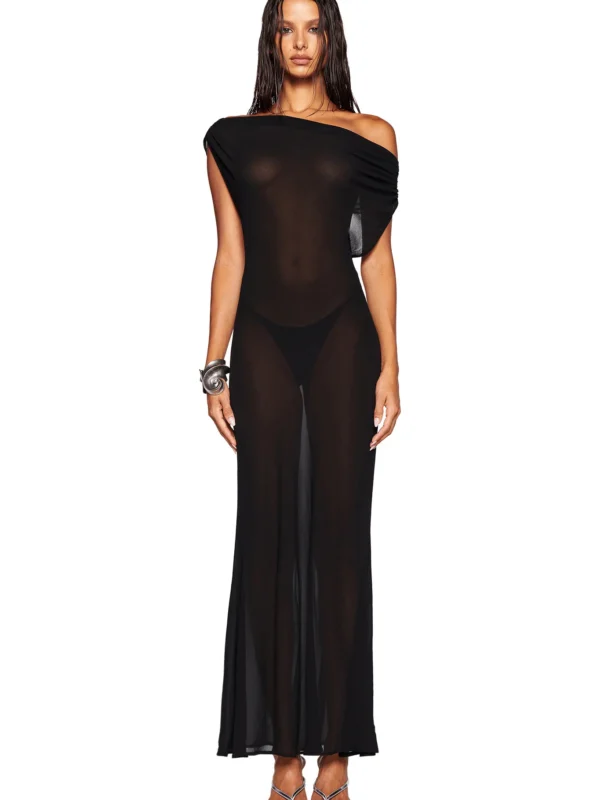 2731-GIA16317 KAHLO MAXI DRESS BLACK 1
