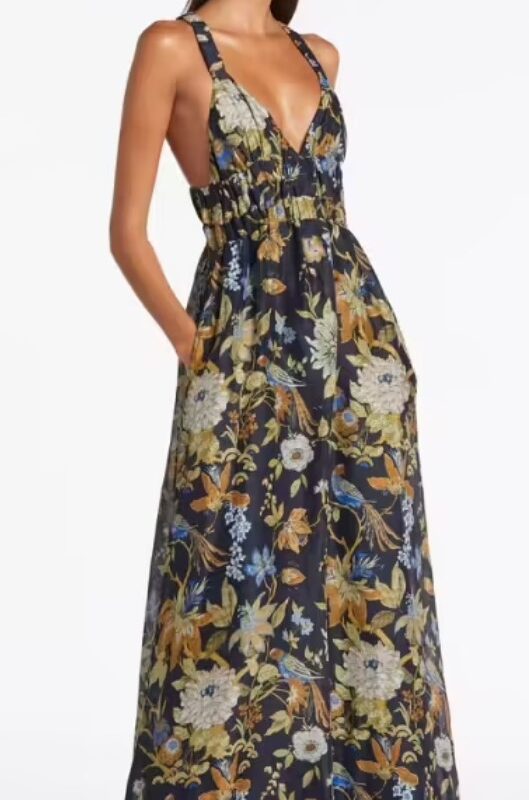 4853-Sir the label lilian v maxi dress