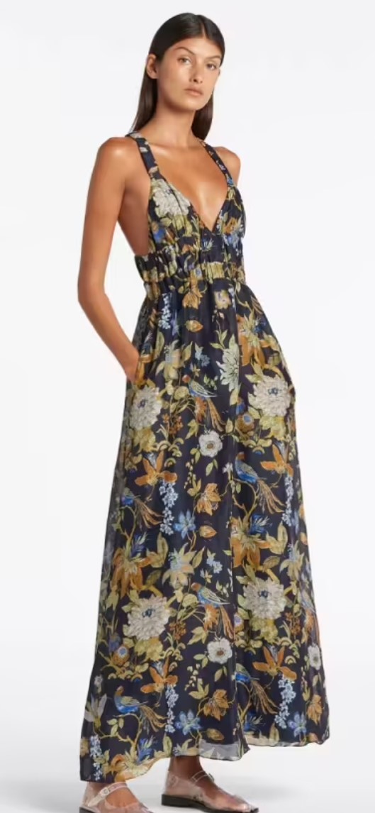 4853-Sir the label lilian v maxi dress