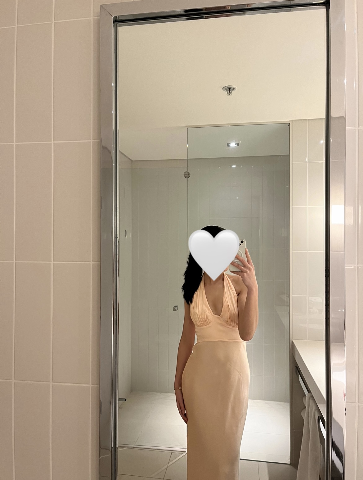 la lune plunged halter midi dress Shona Joy – Rent a Dress Ladies dresses
