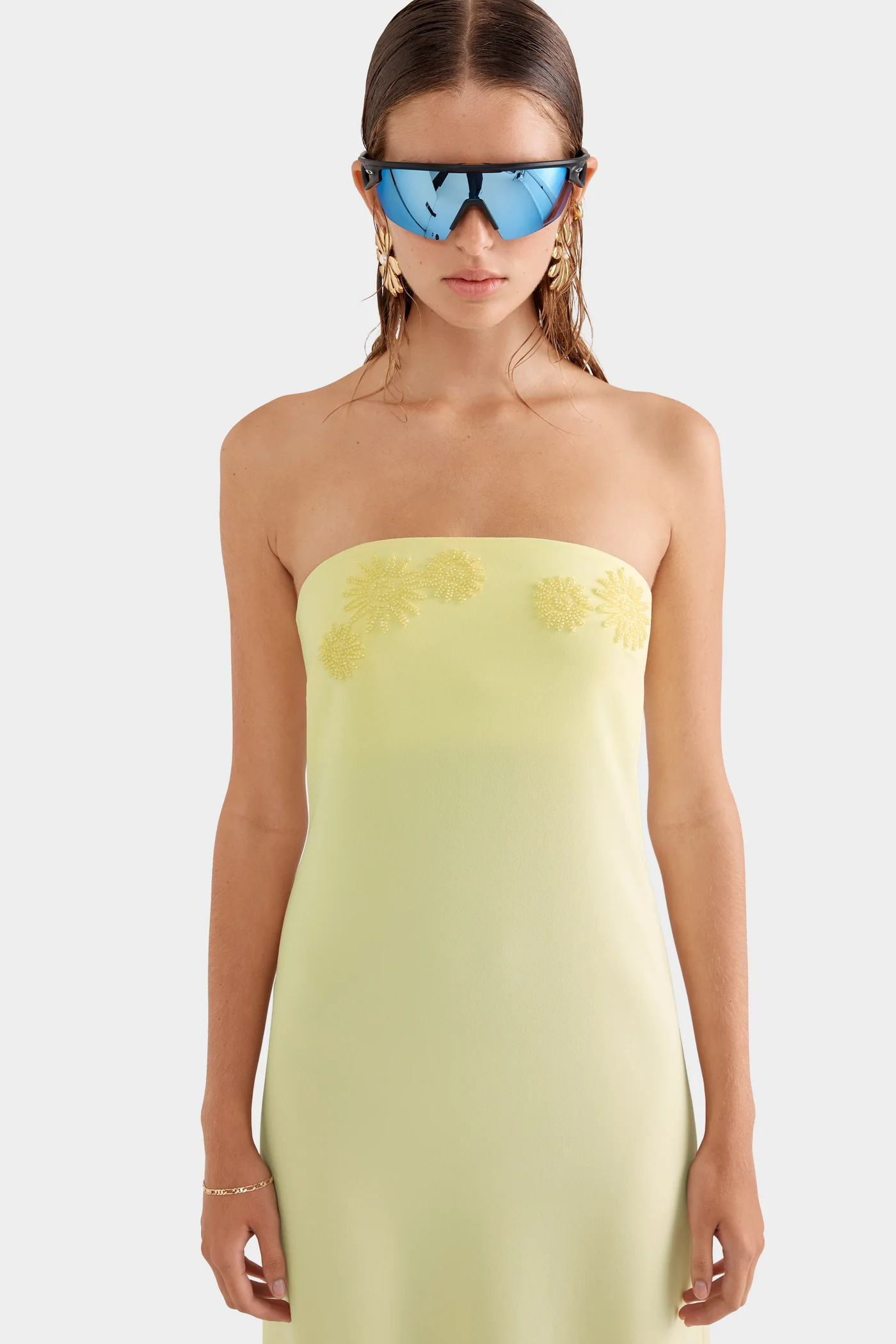 5510-Venroy-WomensBeadedStraplessMaxiDress-PastelYellow 0156