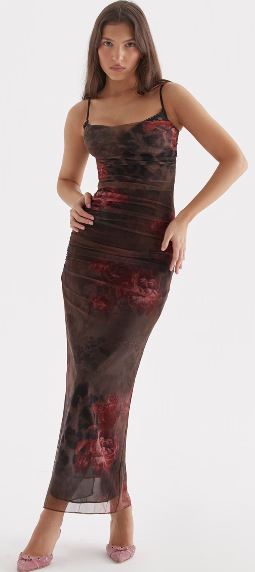 House of CB House of CB Nalini Midi Corset dress – printed Photo