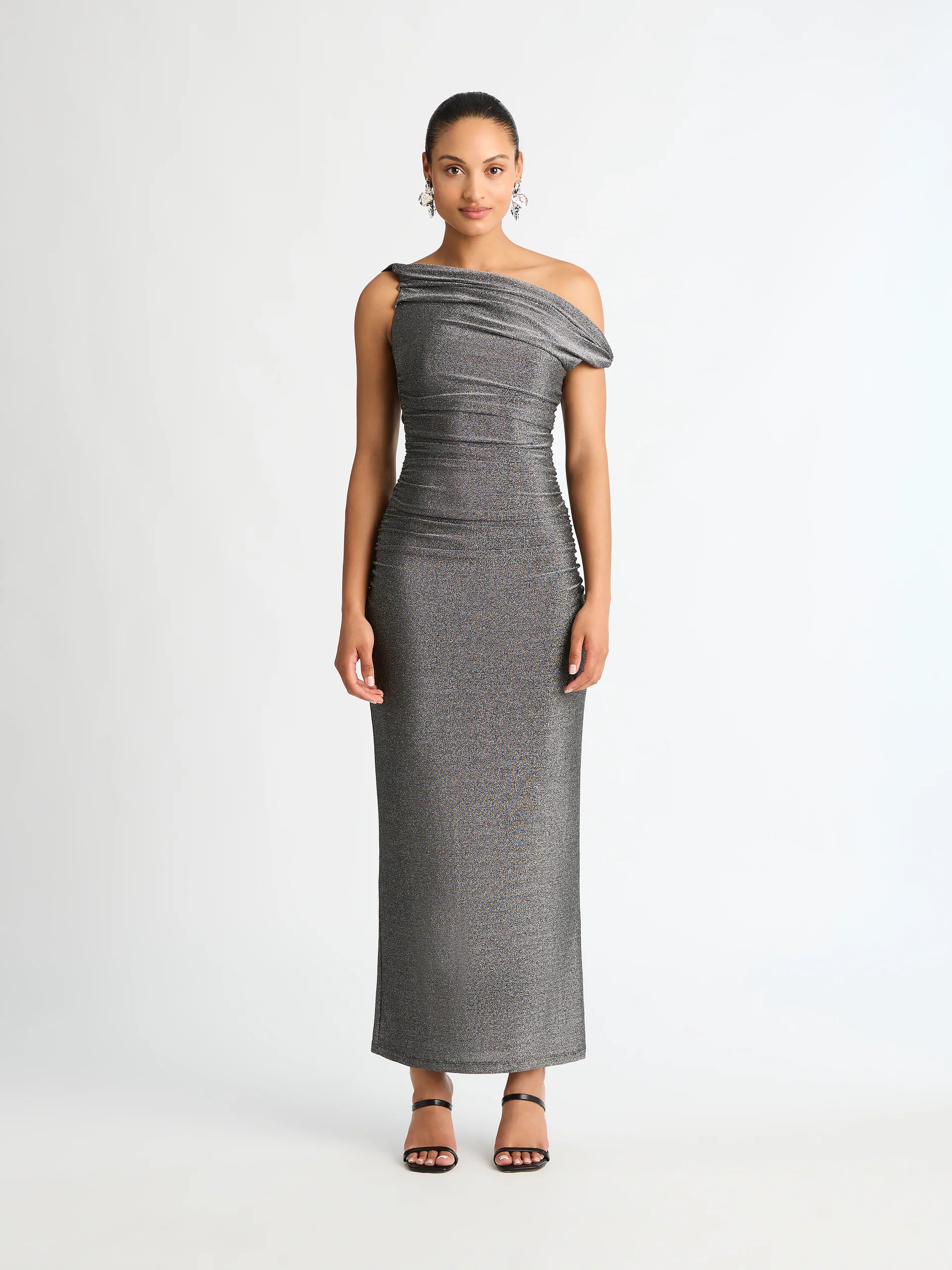 6588-1007454 ATHENA DRESS SILVER 1