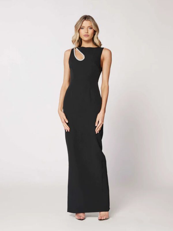 2054-Bianca and Bridgett Valencia Dress Black 1