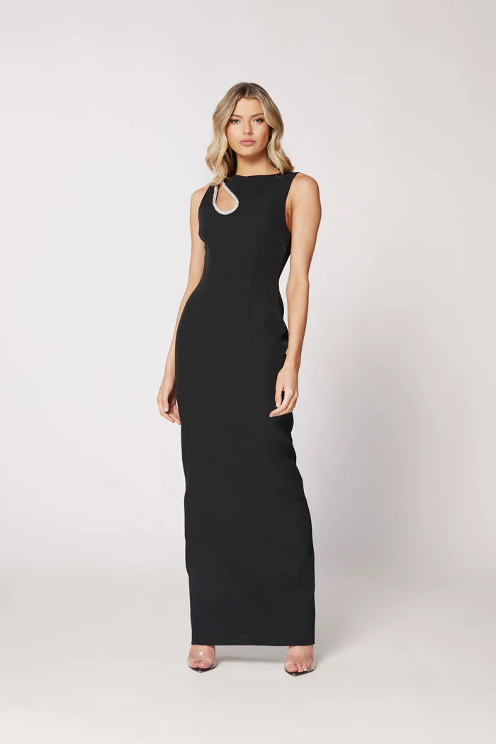 2054-Bianca and Bridgett Valencia Dress Black 2.webp