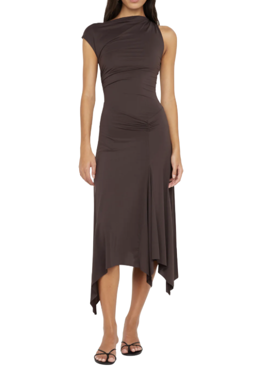 bec and bridge darling midi dress Bec + Bridge - Karina Tuck Midi Dress in Tropez Blue
