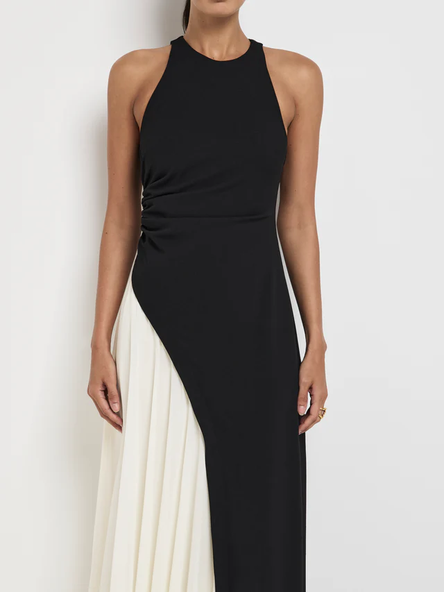 6938-1007053 BIANCA DRESS BLACKWHITE 43
