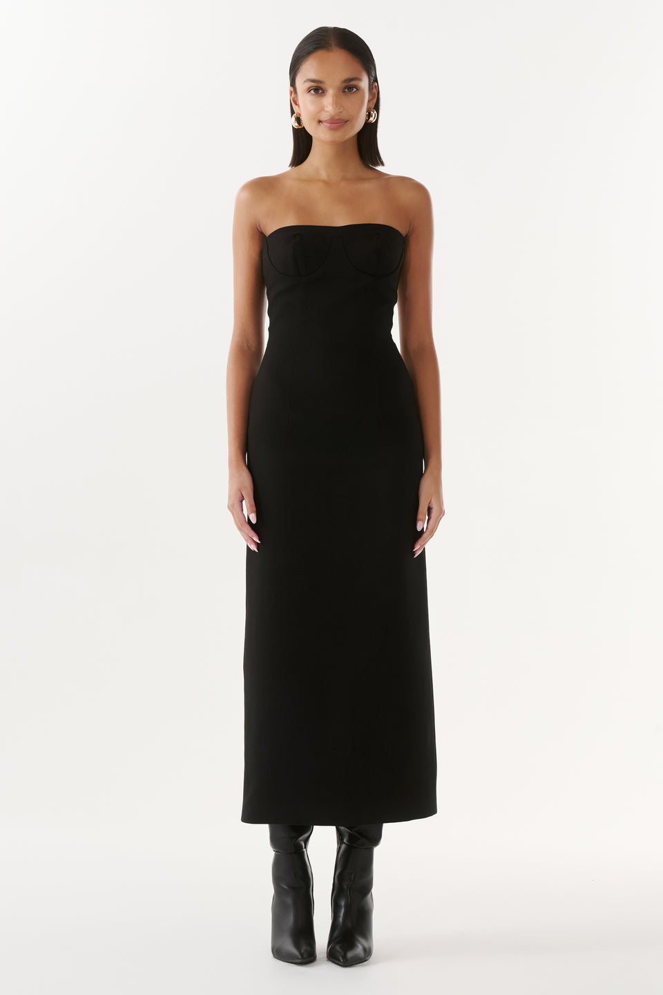 2054-Justin Tong Veida Dress Black 6