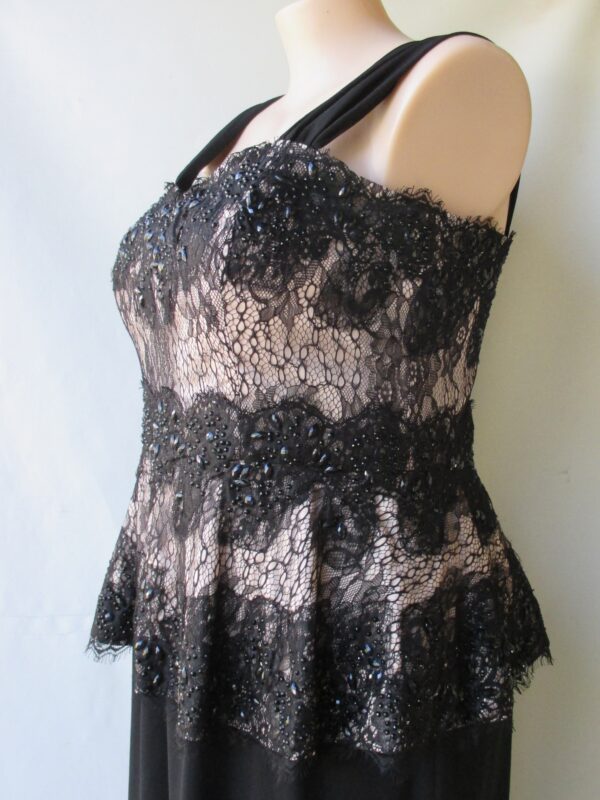 City Chic black lace dress
