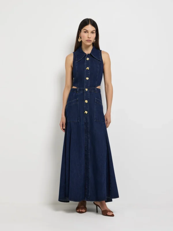 sheike denim dress BLAIRE MIDI DRESS