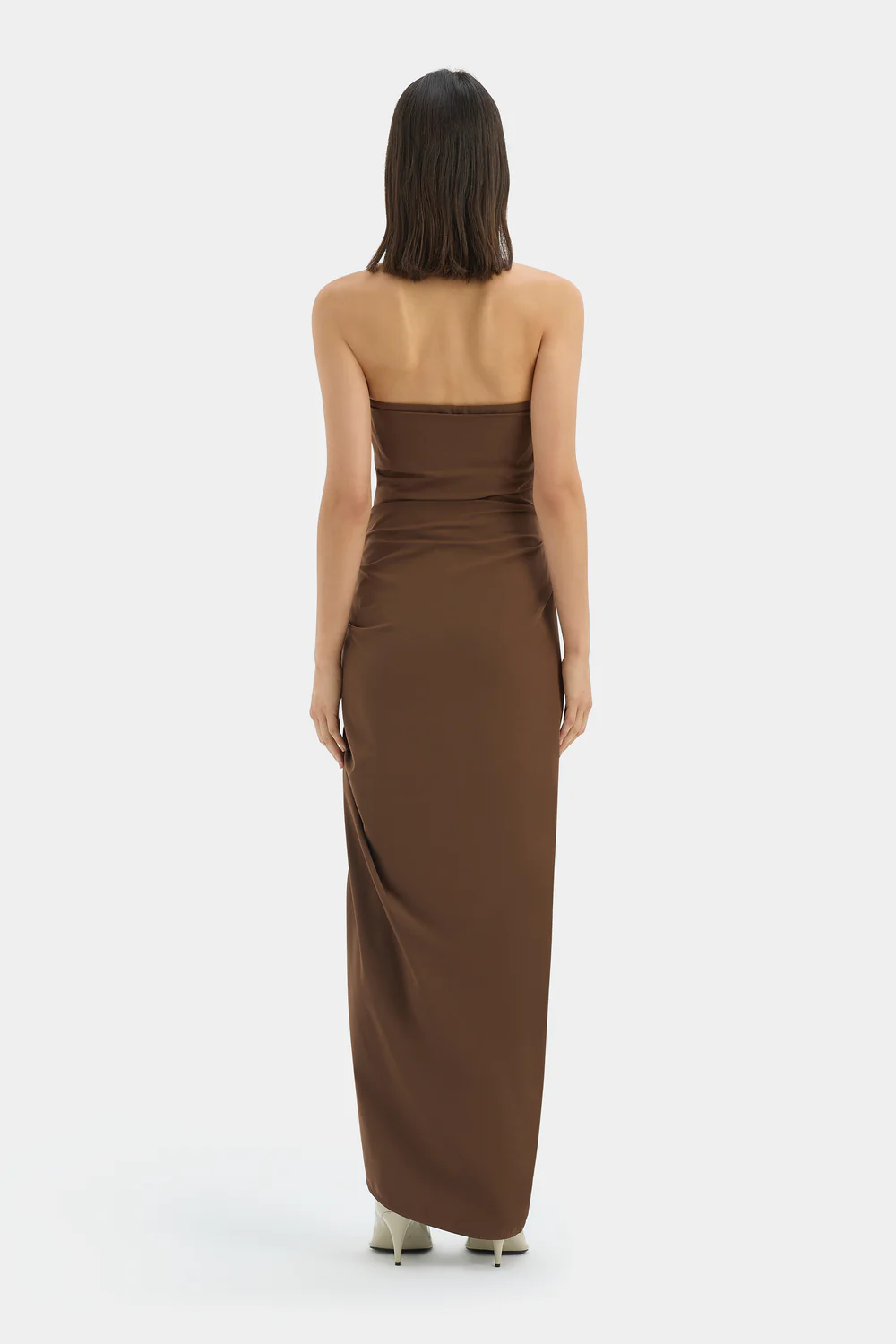 8954-S70-SIR325-1044 Florent Strapless Gown Mocha-25441-SirTheLabel-0386
