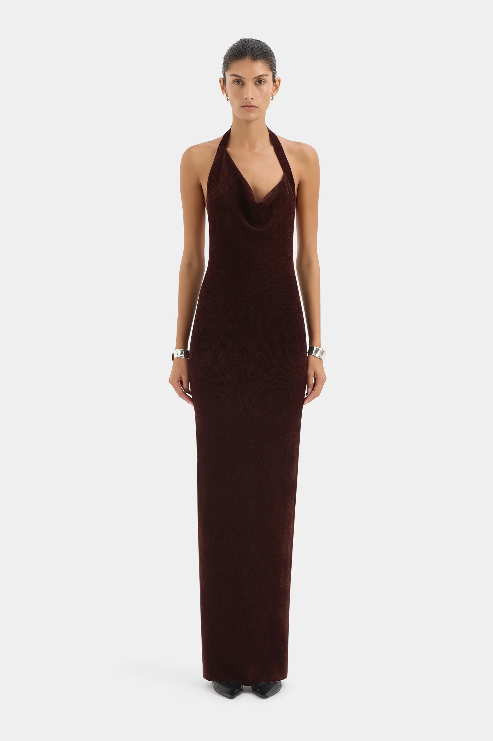 160-S81-SIR126-7030 Violetta Drape Midi Dress Plum-26022-SirTheLabel-0425