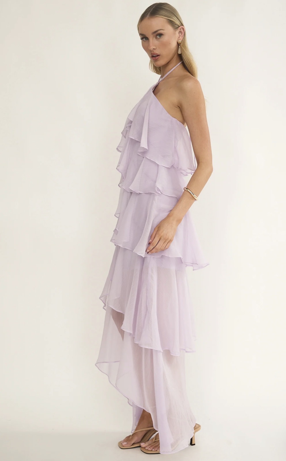 Darylyn Tiered Ruffle Maxi Dress - Selfie Leslie