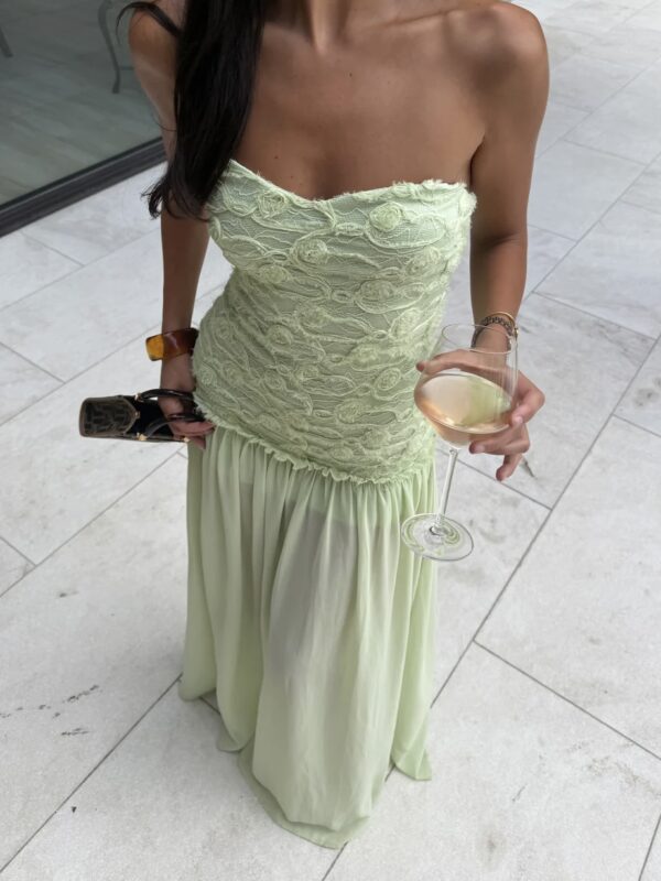 she is olla green dress SHE IS OLLA