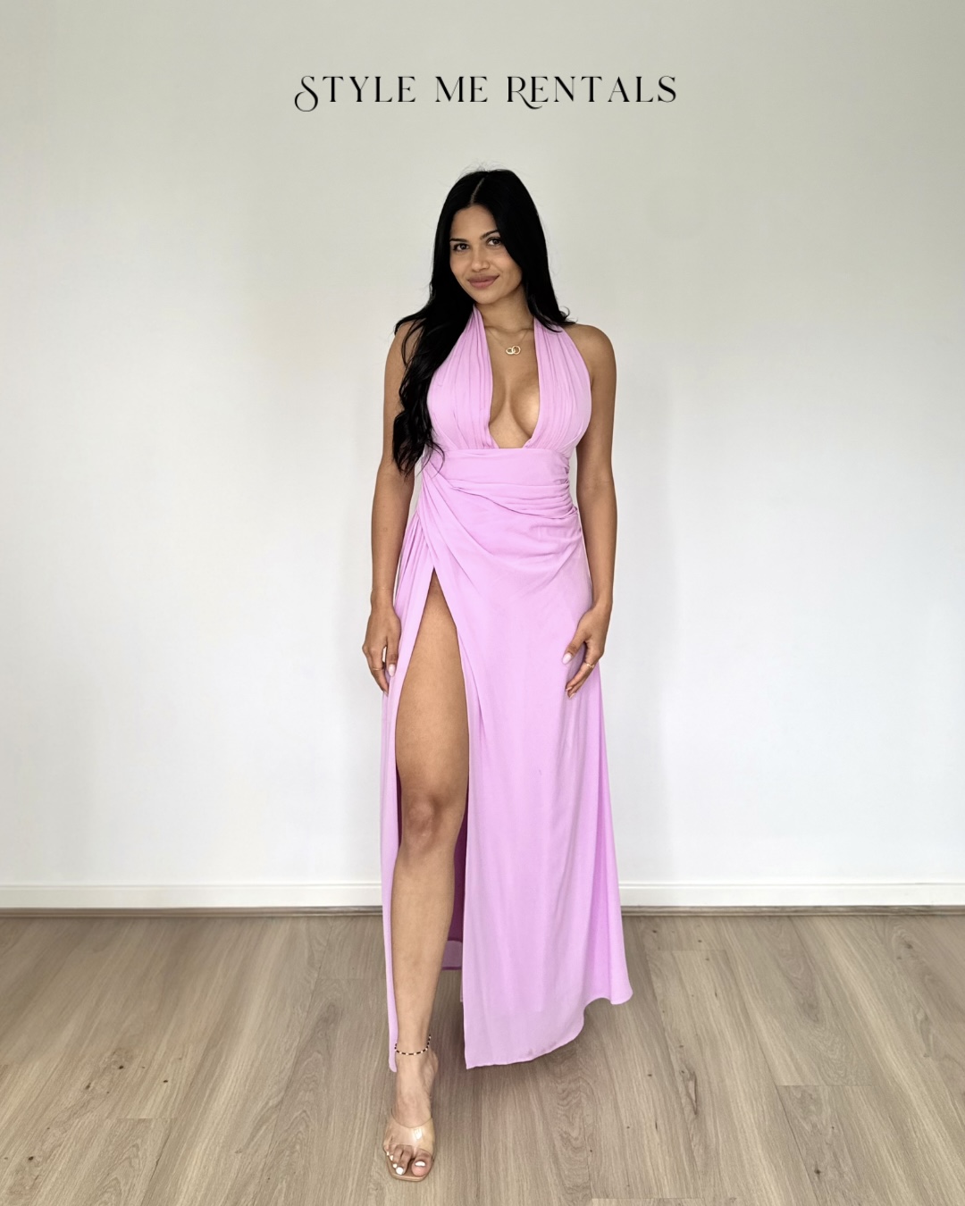 2054-Calia Collection Antonia Dress Soft Pink 1