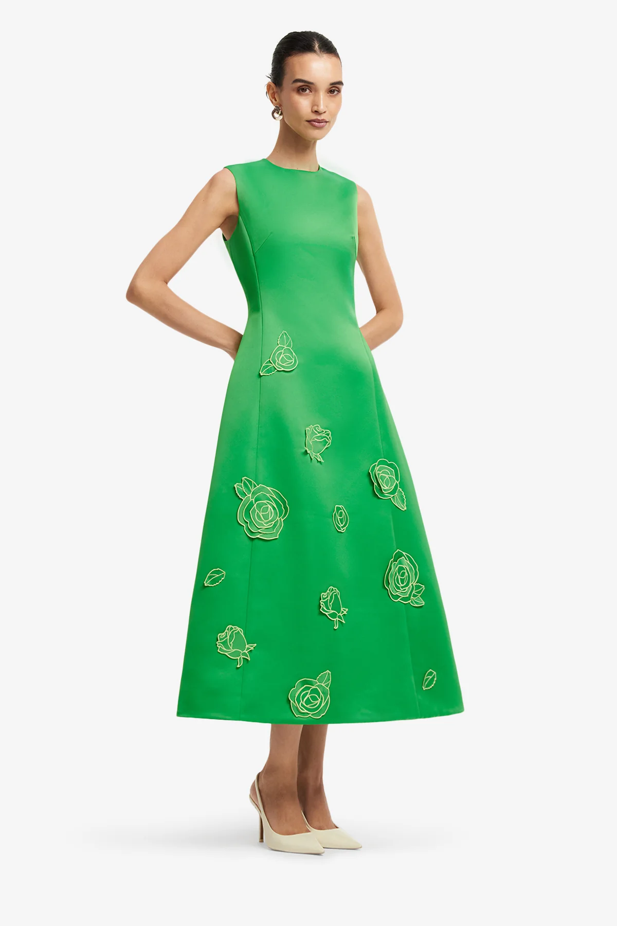 10709-LLSS260101 Cleo-Applique-Sleeveless-Midi-Dress Verdant 008