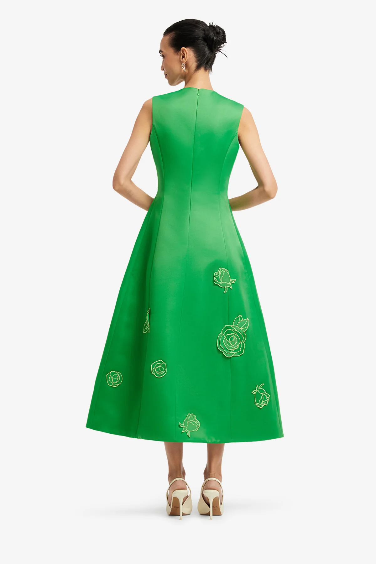 10709-LLSS260101 Cleo-Applique-Sleeveless-Midi-Dress Verdant 059