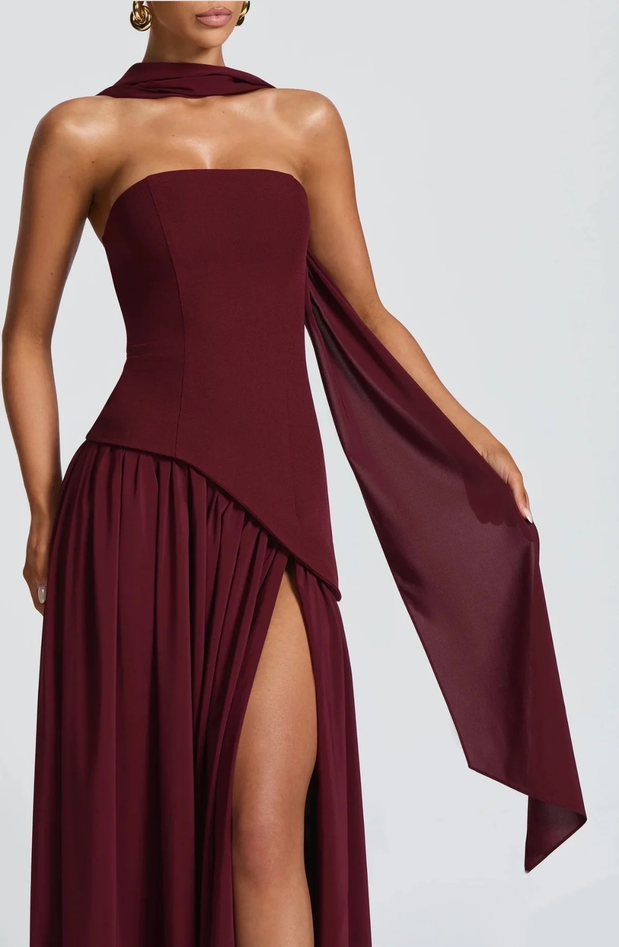 111-BABYBOO MALIYAH MAXI DRESS CHERRY 1