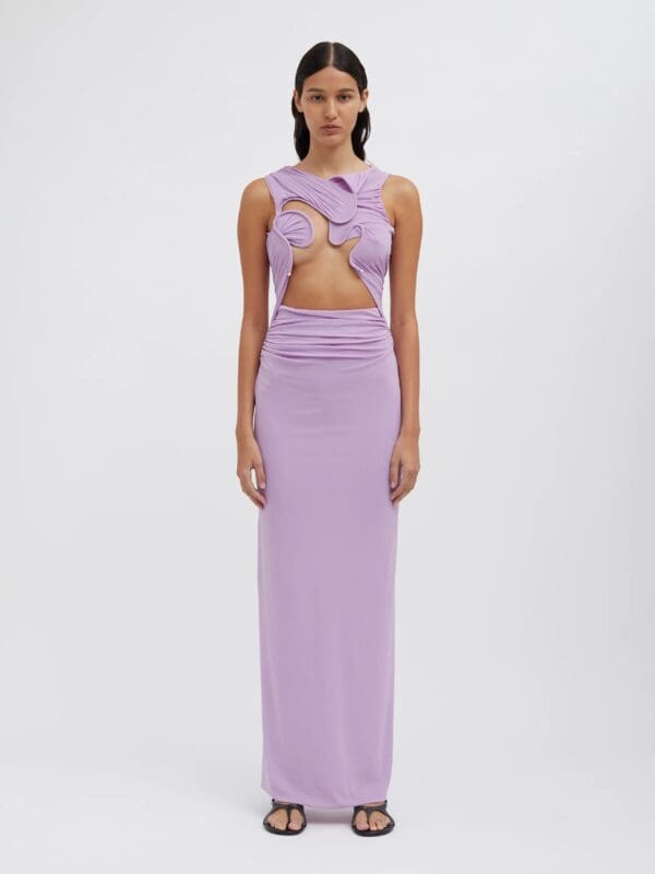 2054-Christopher Esber Venus Tank Dress Lilac 1