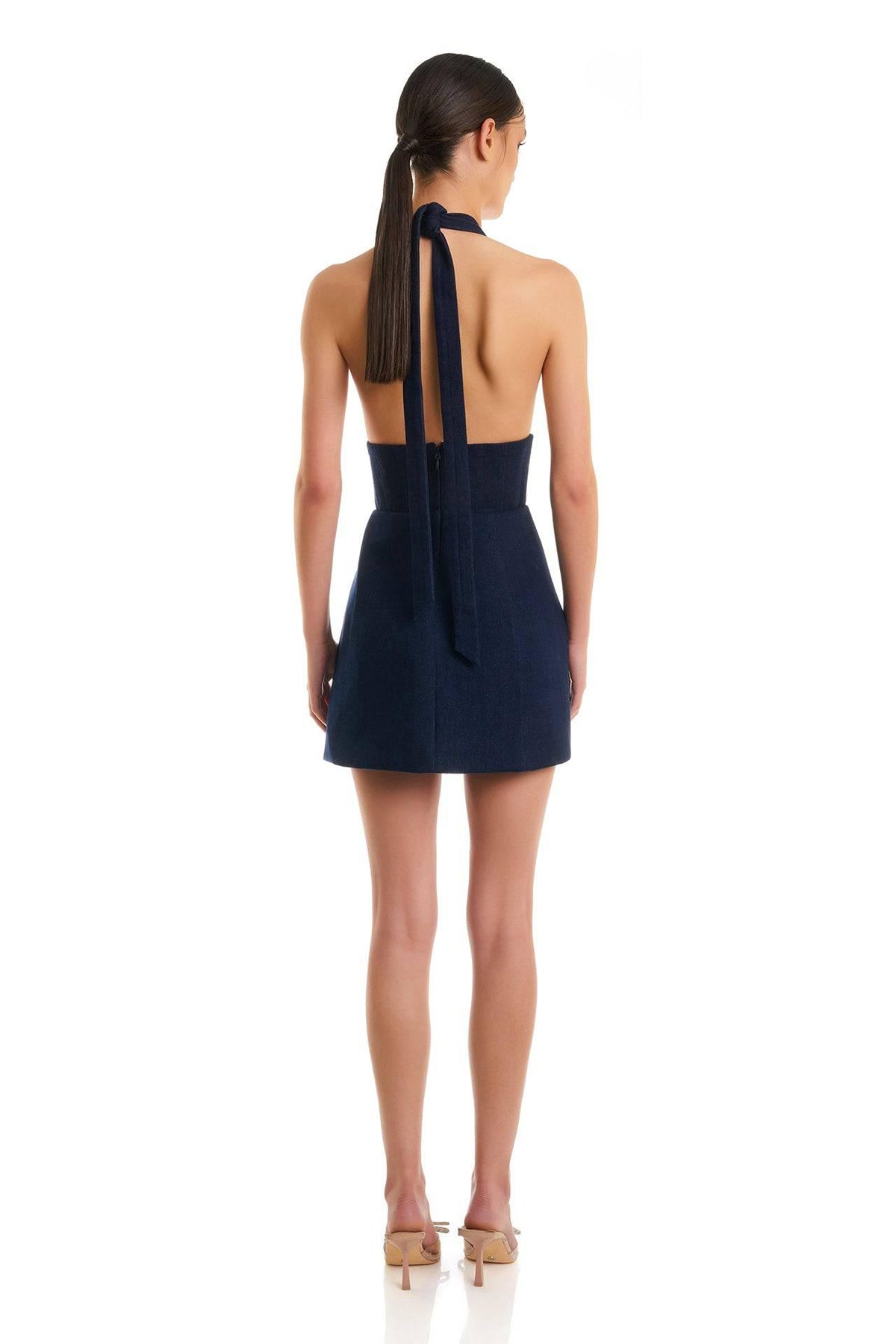 2054-Eliya the Label Roberta Dress Dark Denim 5