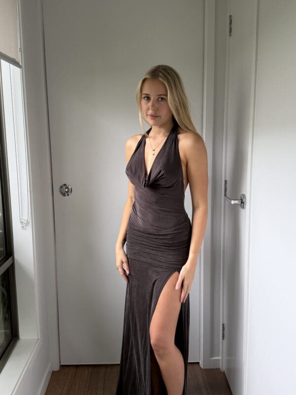 kookai hailey halter dress Kookai