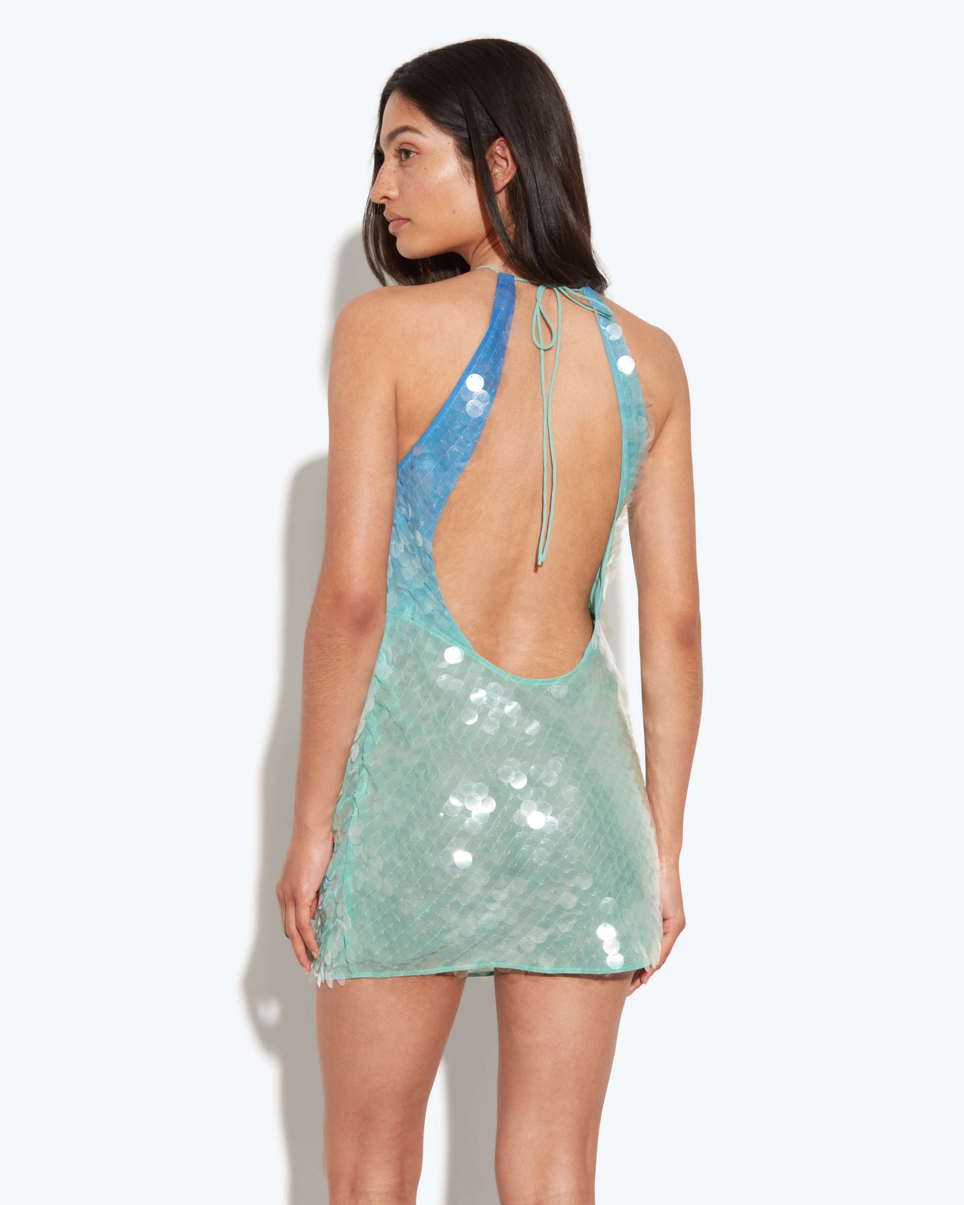 2054-Rat and Boa Kiki Mini Dress 2