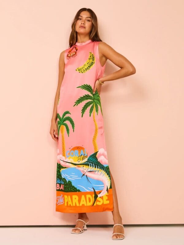 626-Coco Lola Alemais ParadisoSilkMidiDress 06 Large