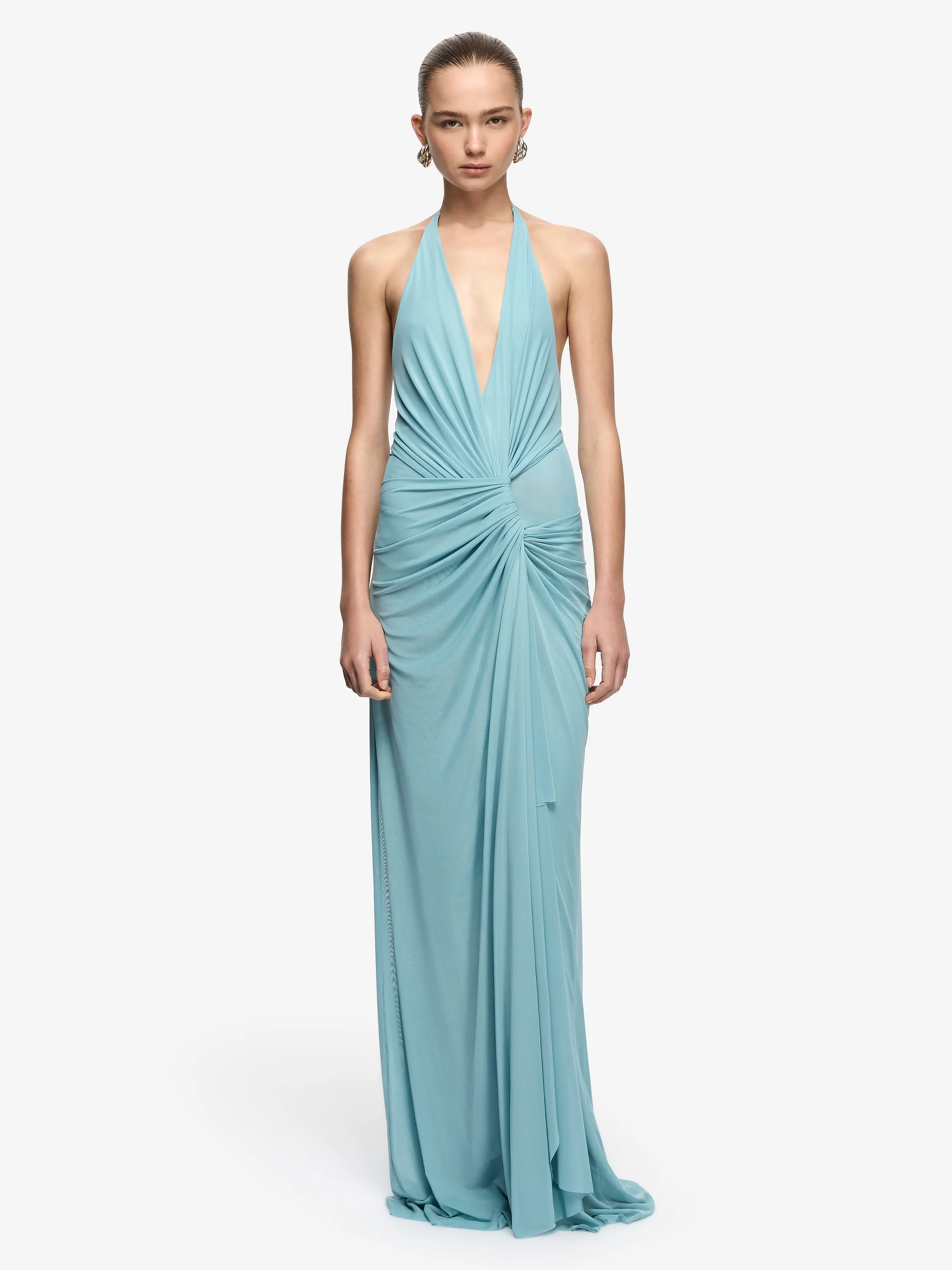 8954-S26-13523 XANTHIVNECKMAXIDRESS BERMUDABL 1