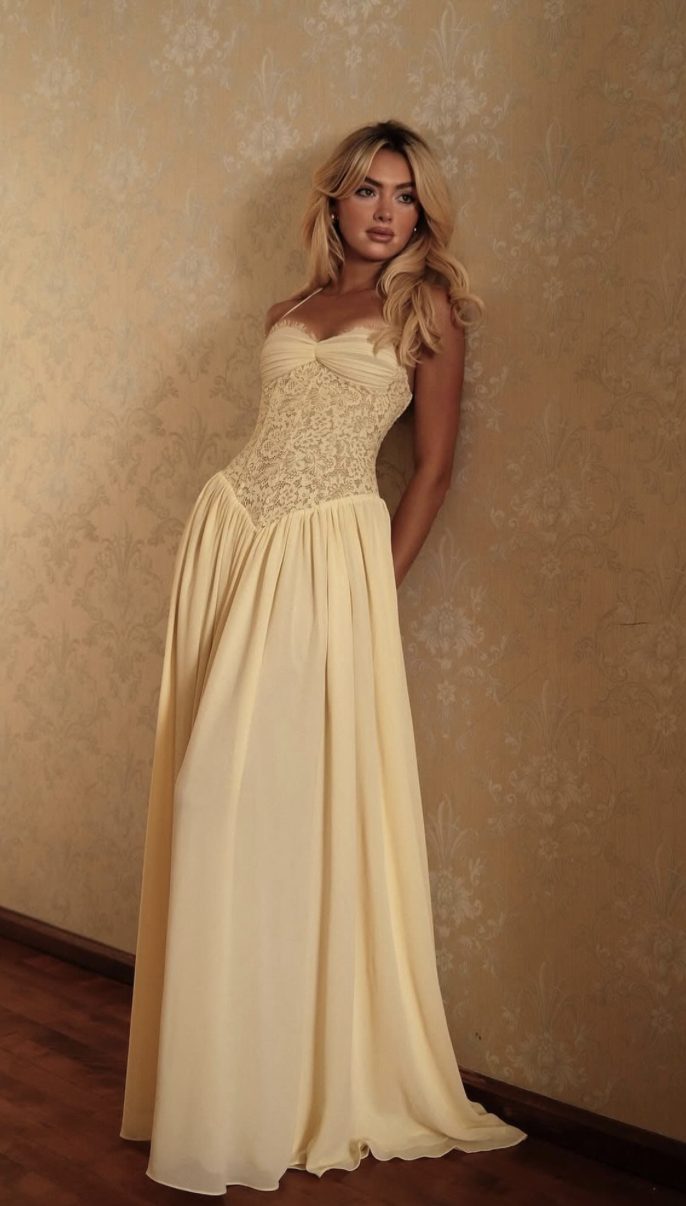 Fenity Faye dress in butter Photo