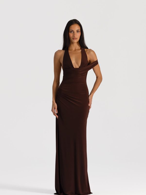 9493-natalie-rolt-mariela-gown-espresso-hire-front