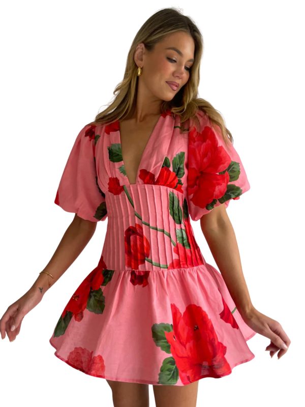 12987-by-nicola-neve-mini-dress-raspbery-bloom-01